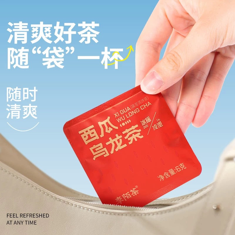 Watermelon Oolong Tea Summer Fruit Tea Individual Small Package Tea Bag Gift Box 50g