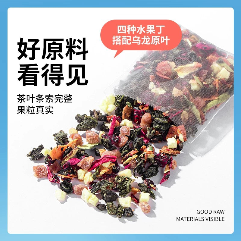 Watermelon Oolong Tea Summer Fruit Tea Individual Small Package Tea Bag Gift Box 50g